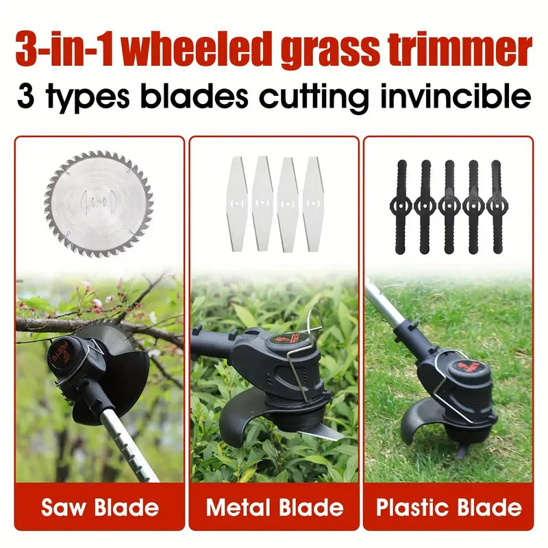 Oz Bargains™ Cordless Grass Trimmer – Lightweight Power for Effortless Lawn Care