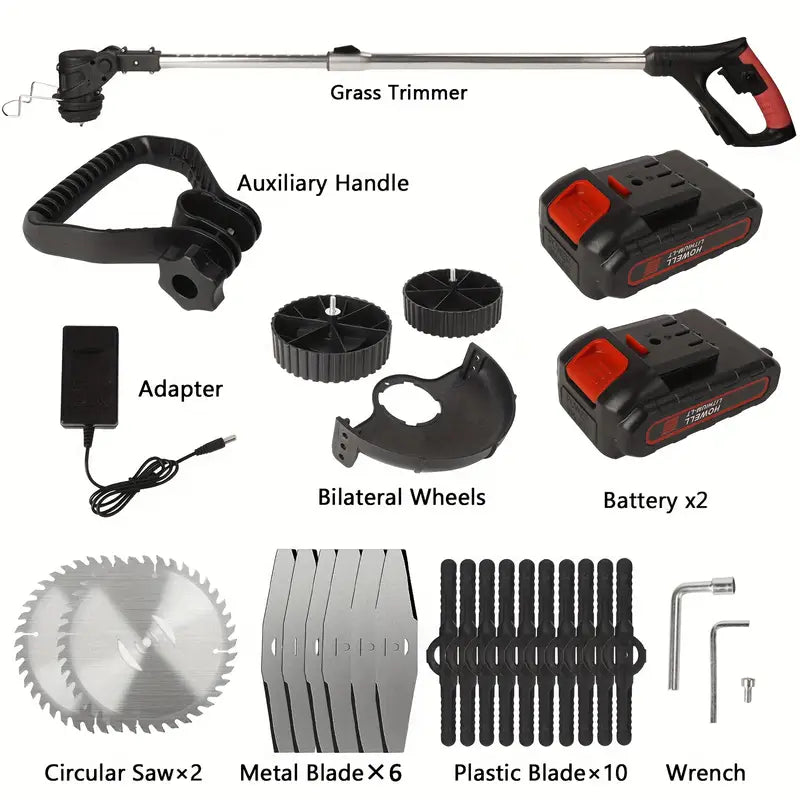 Oz Bargains™ Cordless Grass Trimmer – Lightweight Power for Effortless Lawn Care