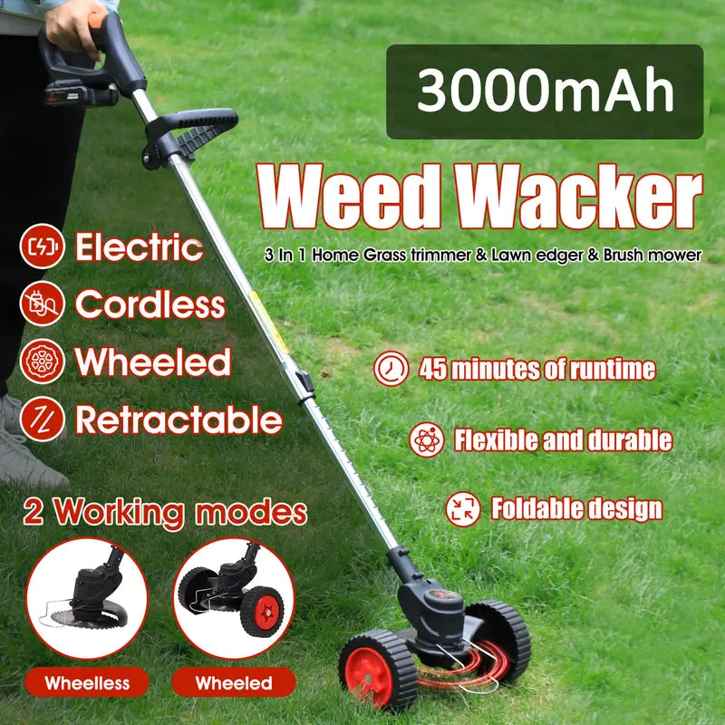 Oz Bargains™ Cordless Grass Trimmer – Lightweight Power for Effortless Lawn Care